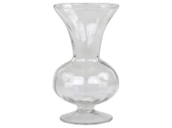 Chic Antique Glasvase auf Fuß