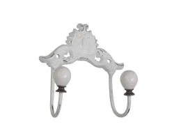 Chic Antique Hakenleiste mit Porzellangriffen