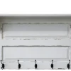 Chic Antique Hakenleiste mit Regal und 5 Haken