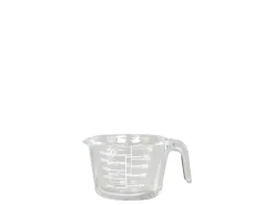 Chic Antique Kanne aus Glas mit Messeinheiten