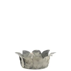 Chic Antique Kerzenständer für Stumpenkerze mit Blättern