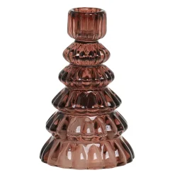 Chic Antique Kerzenständer aus Glas für Stabkerzen