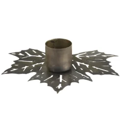 Chic Antique Kerzenständer Blatt für Mini Stabkerze