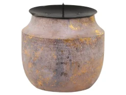 Chic Antique Kerzenständer aus Mangoholz