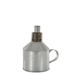 Chic Antique Kerzenständer für Stabkerzen, mit Henkel, Zink