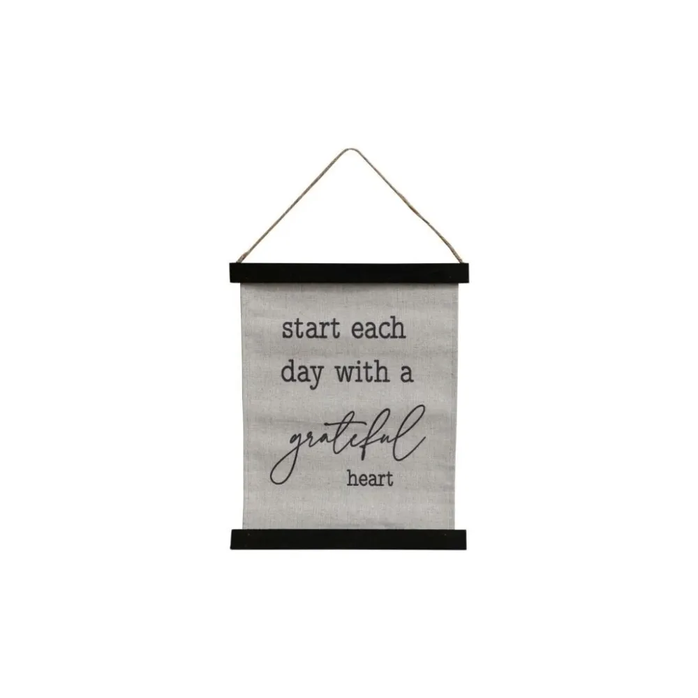 Chic Antique Kleine Leinwand mit Text zum Aufhängen