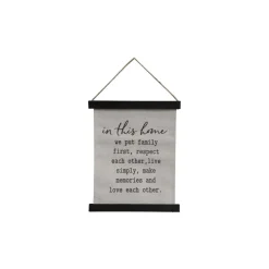 Chic Antique Kleine Leinwand mit Text zum Aufhängen