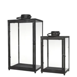 Chic Antique Laterne 2er Set aus Metall