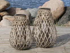 Chic Antique Laterne geflochten