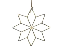 Chic Antique LED Stern drinnen & draußen