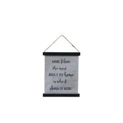 Chic Antique Leinwand Love mit Text zum Aufhängen