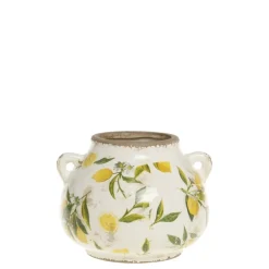 Chic Antique Limone Blumentopf mit Henkeln