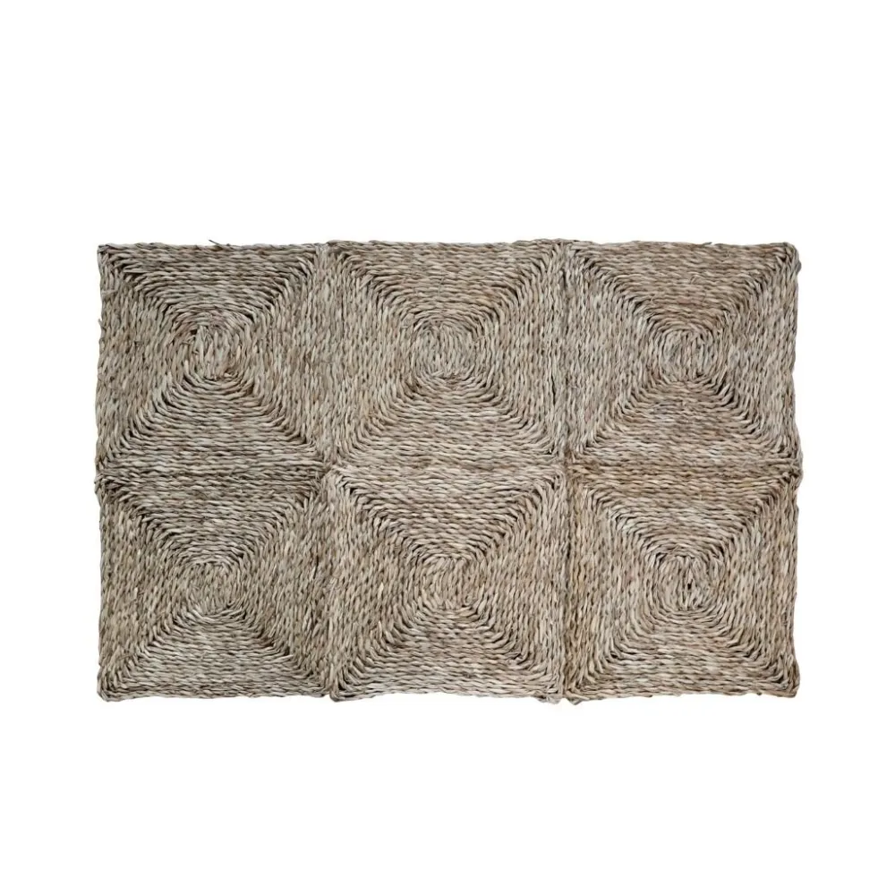 Chic Antique Länglicher Teppich aus Seegras