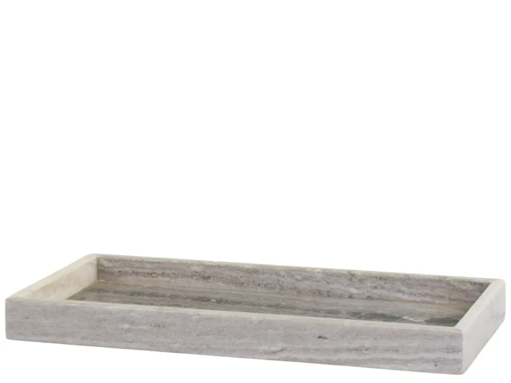 Chic Antique Morlaix Tablett aus Marmor rechteckig