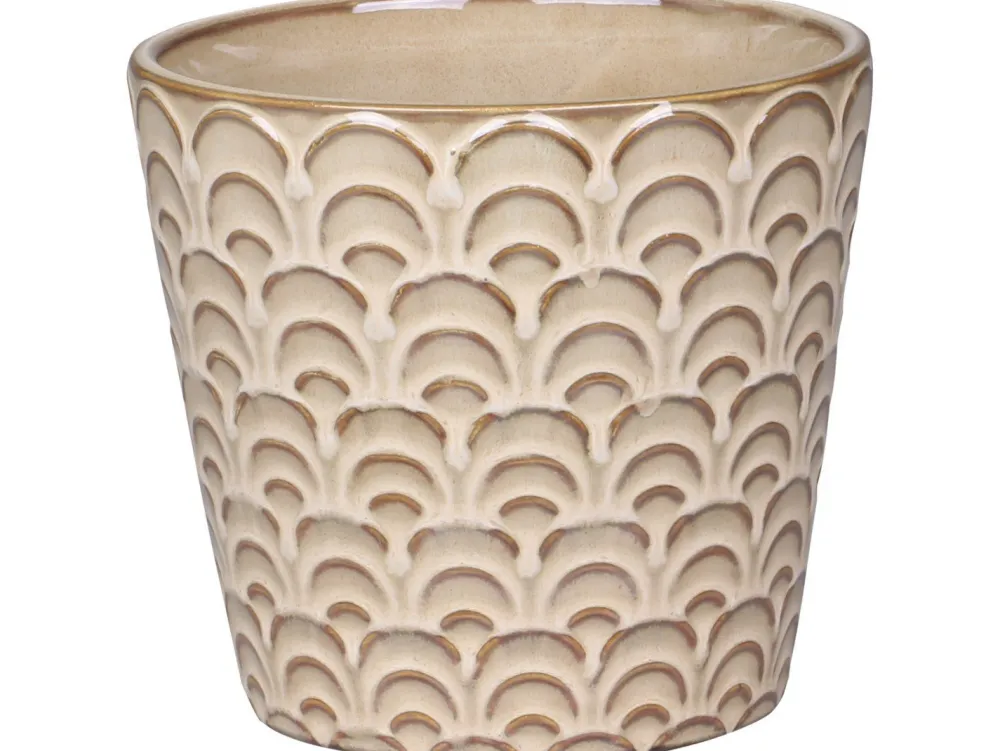 Chic Antique Nimes Übertopf mit Muster