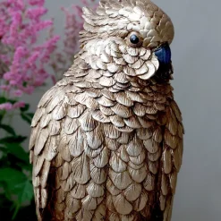 Chic Antique Papagei auf Fuß