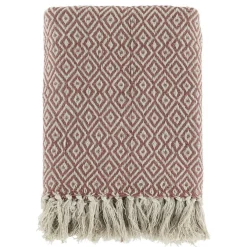 Chic Antique Plaid Decke Aix aus recycelter Baumwolle