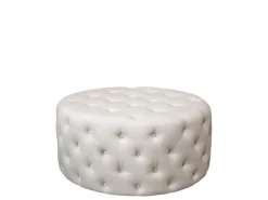 Chic Antique Pouf Malo aus Leinen