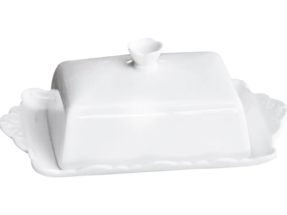 Chic Antique Provence Butterdose Porzellan