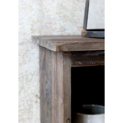 Chic Antique Regalbrett mit 3 Fächern und 4 Haken