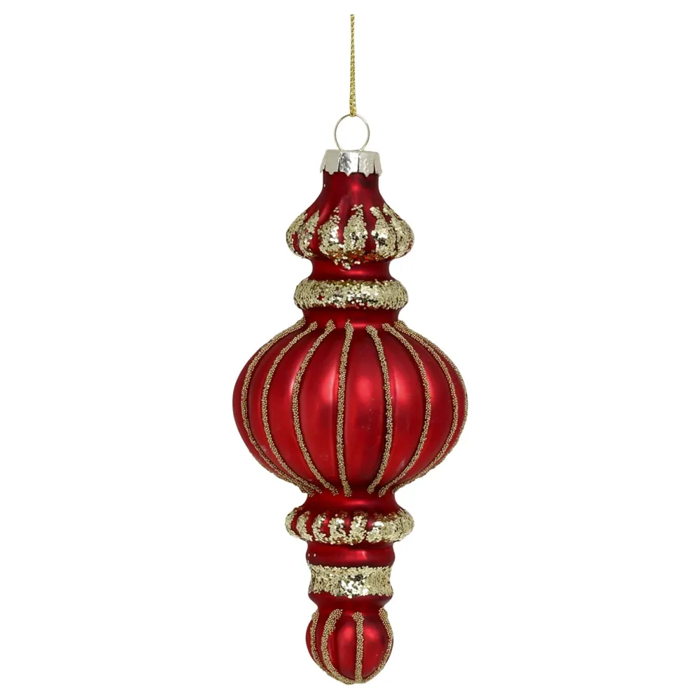 Chic Antique Roter Ornament Aufhänger