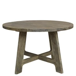 Chic Antique Runder Esstisch aus Recyclingholz