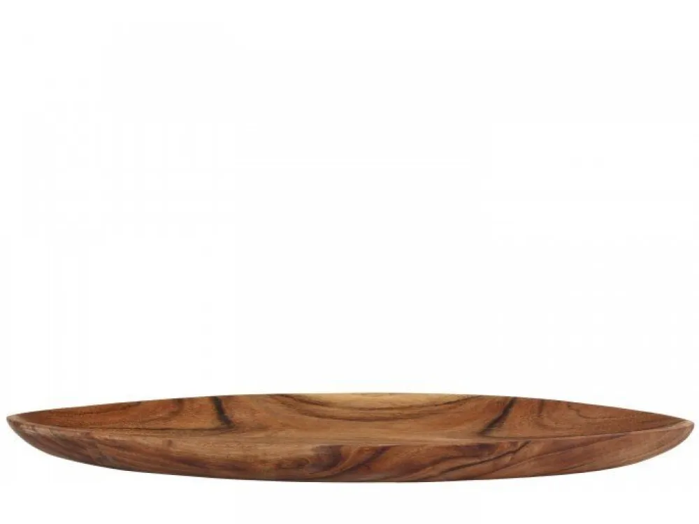 Chic Antique Schale Laon länglich aus Akazienholz
