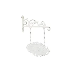 Chic Antique Schild Welcome aus Eisen