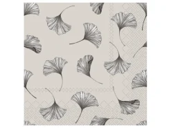 Chic Antique Serviette Gingko Blätter