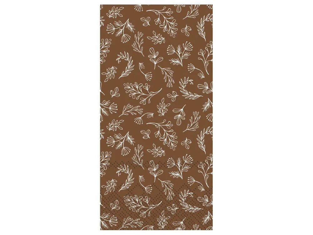 Chic Antique Serviette mit Blättern