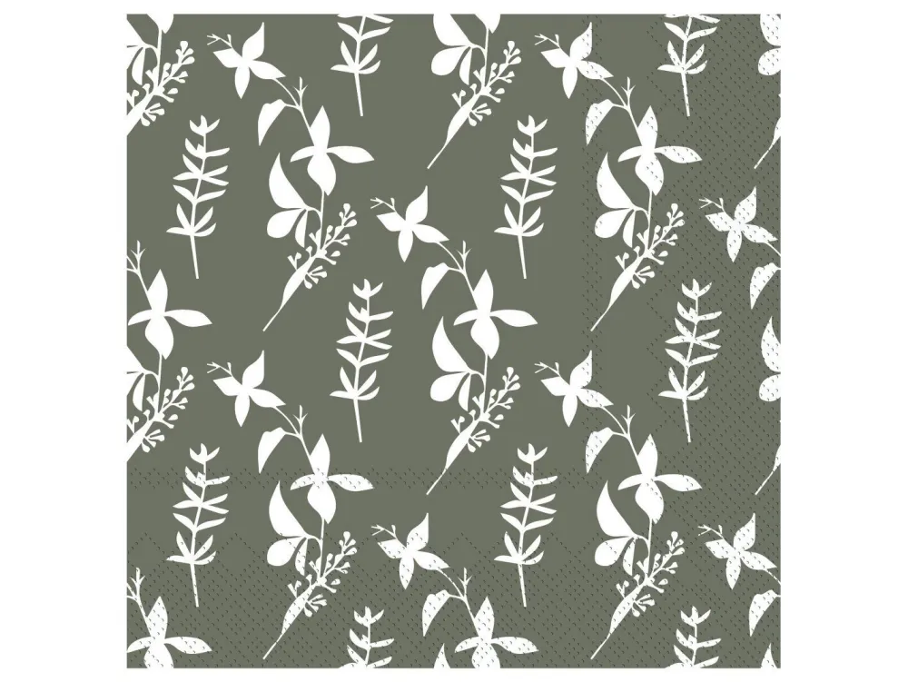 Chic Antique Serviette mit Blumen