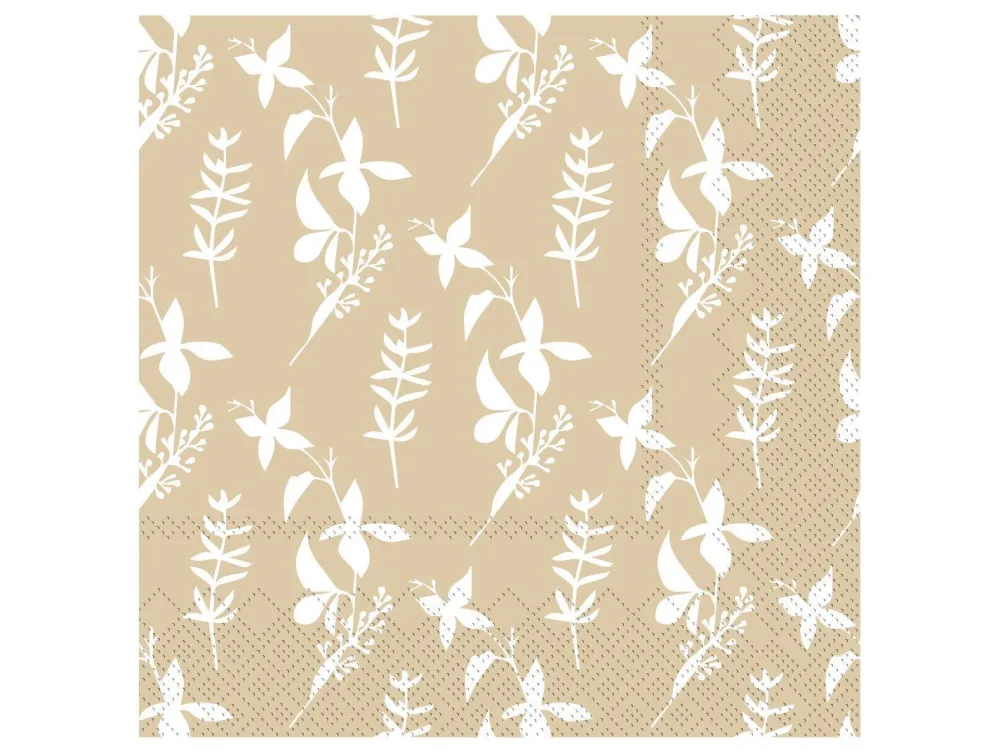 Chic Antique Serviette mit Blumen