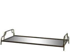 Chic Antique Spiegeltablett mit Henkel