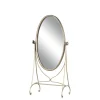 Chic Antique Standspiegel Tischspiegel auf Fuß