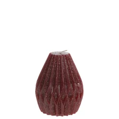 Chic Antique Stumpenkerze Diamant mit Glitzer