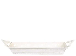 Chic Antique Tablett mit Griff und Dekor