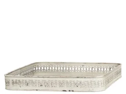 Chic Antique Tablett mit Dekorkante