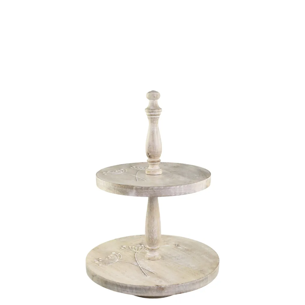 Chic Antique Tours Etagere mit Schnitzereien