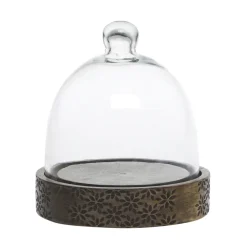 Chic Antique Tours Glasglocke Schwarz