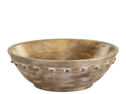 Chic Antique Tours Schüssel in Holz mit Muster