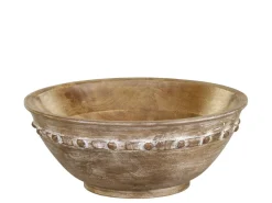 Chic Antique Tours Schüssel in Holz mit Muster