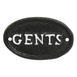 Chic Antique Türschild aus Eisen