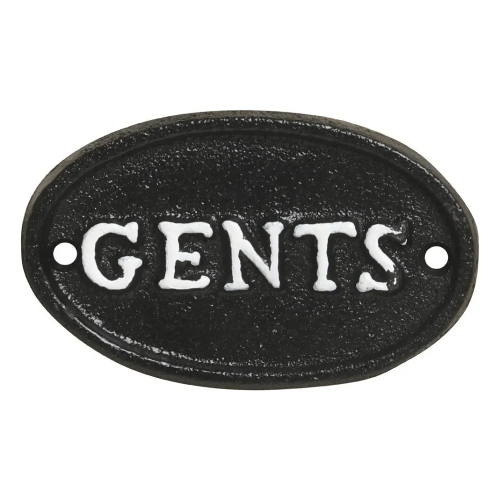 Chic Antique Türschild aus Eisen