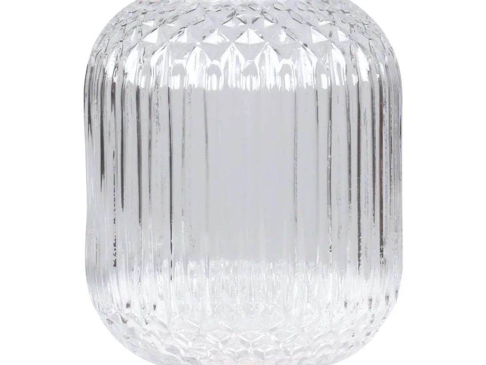 Chic Antique Vase mit kariertem Muster