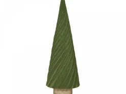 Chic Antique Velours Weihnachtsbaum auf Fuß