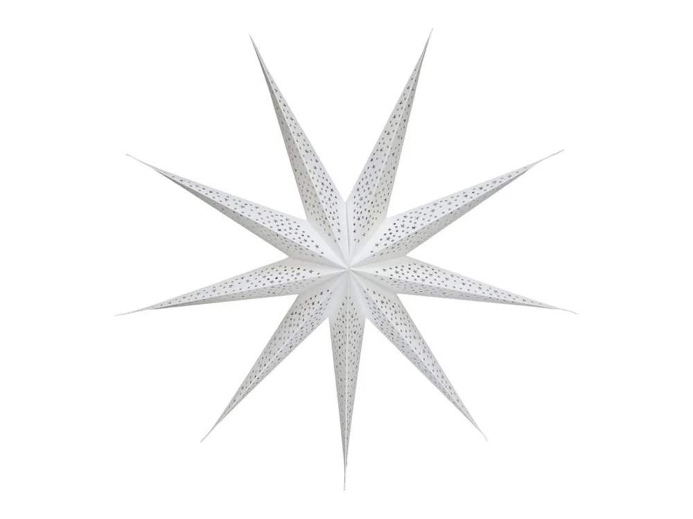 Chic Antique Vintage Papierstern 9 Zacken
