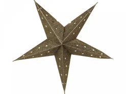 Chic Antique Vintage Papierstern mit Glitzer