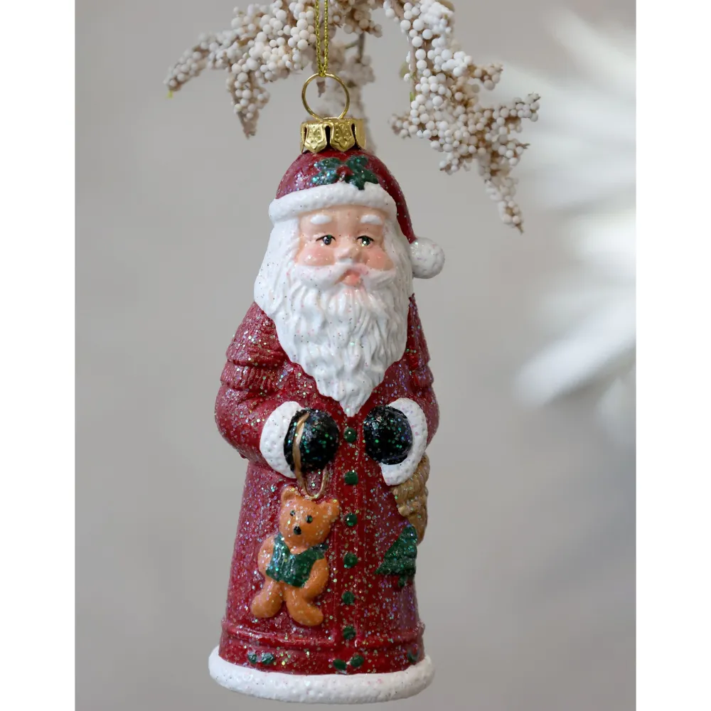 Chic Antique Vintage Weihnachtsmann Aufhänger