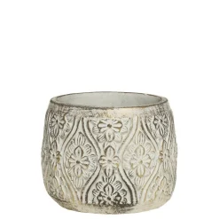 Chic Antique Vittel Blumentopf mit Gold Muster