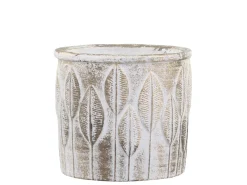 Chic Antique Vittel Blumentopf mit Goldmuster